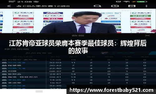 江苏肯帝亚球员荣膺本赛季最佳球员：辉煌背后的故事